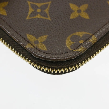 Louis Vuitton Poche Documents Monogram Canvas, Brown, Canvas, Clutch