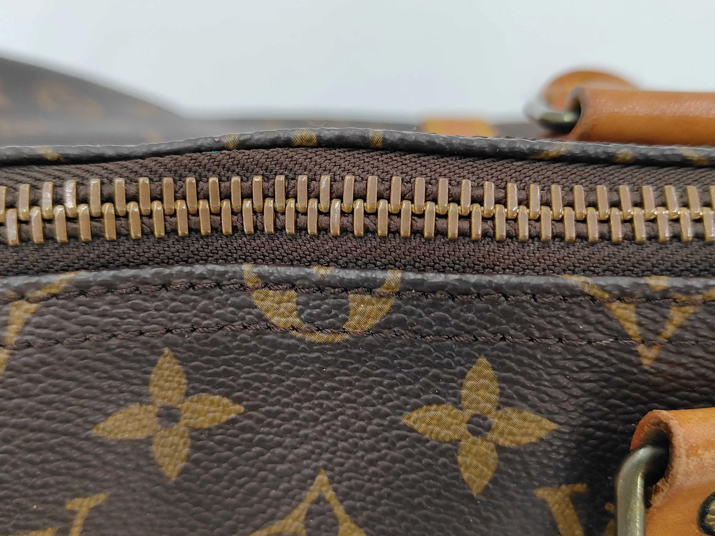 Louis Vuitton Keepall Monogram Canvas, Brown, Canvas, Travel Bag
