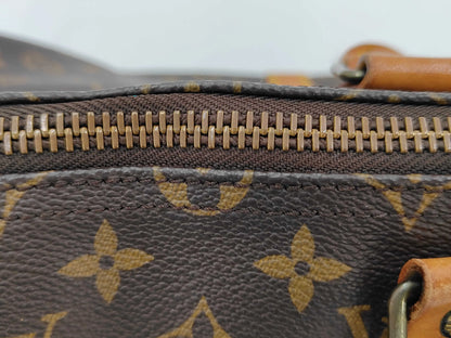 Louis Vuitton Keepall Monogram Canvas, Brown, Canvas, Travel Bag