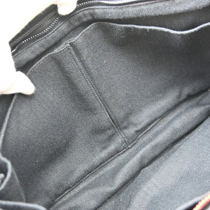 Hermes Horizontal Caravan Leather, Black, Leather, Tote Bag