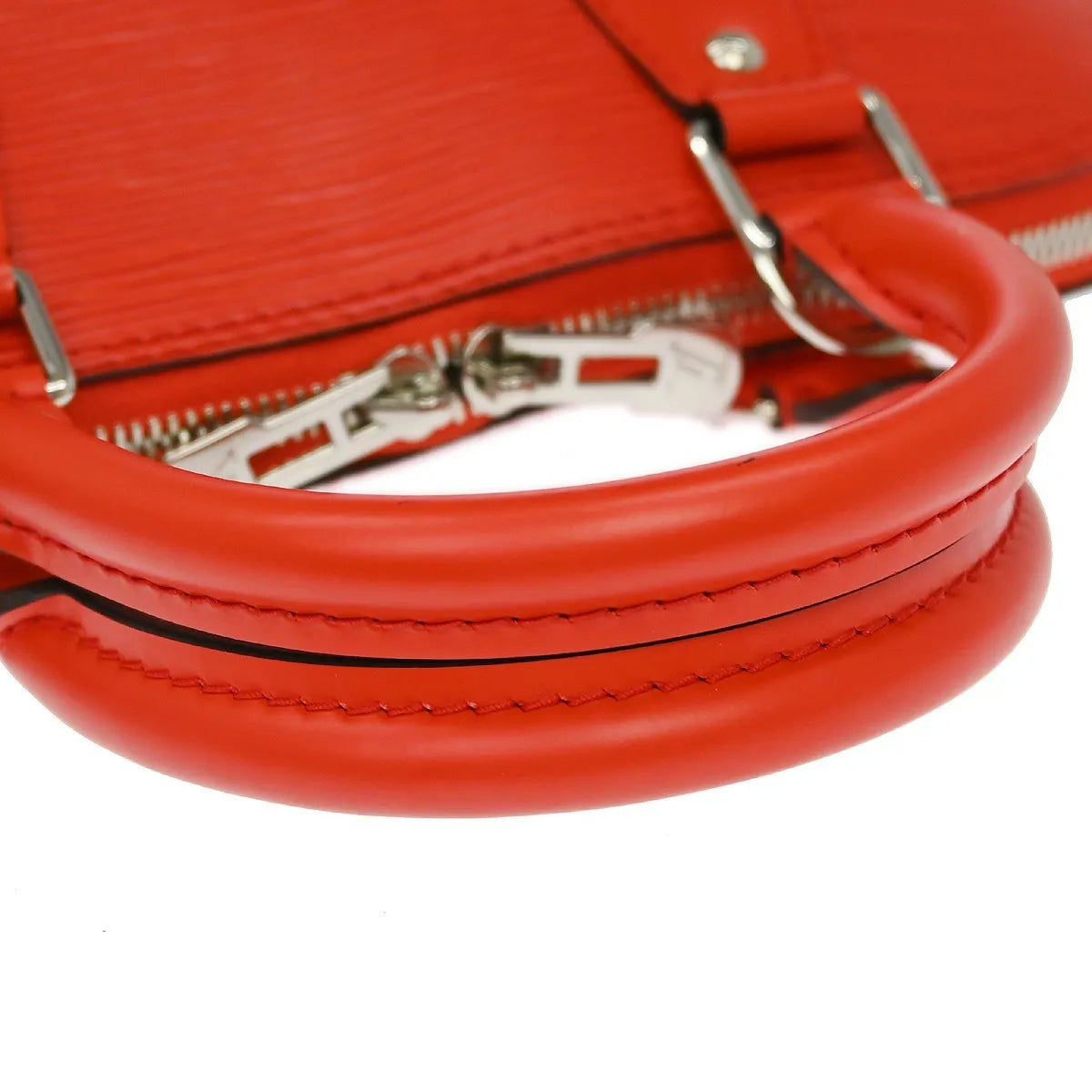 Louis Vuitton Alma Epi Leather, Red, Leather, Handbag