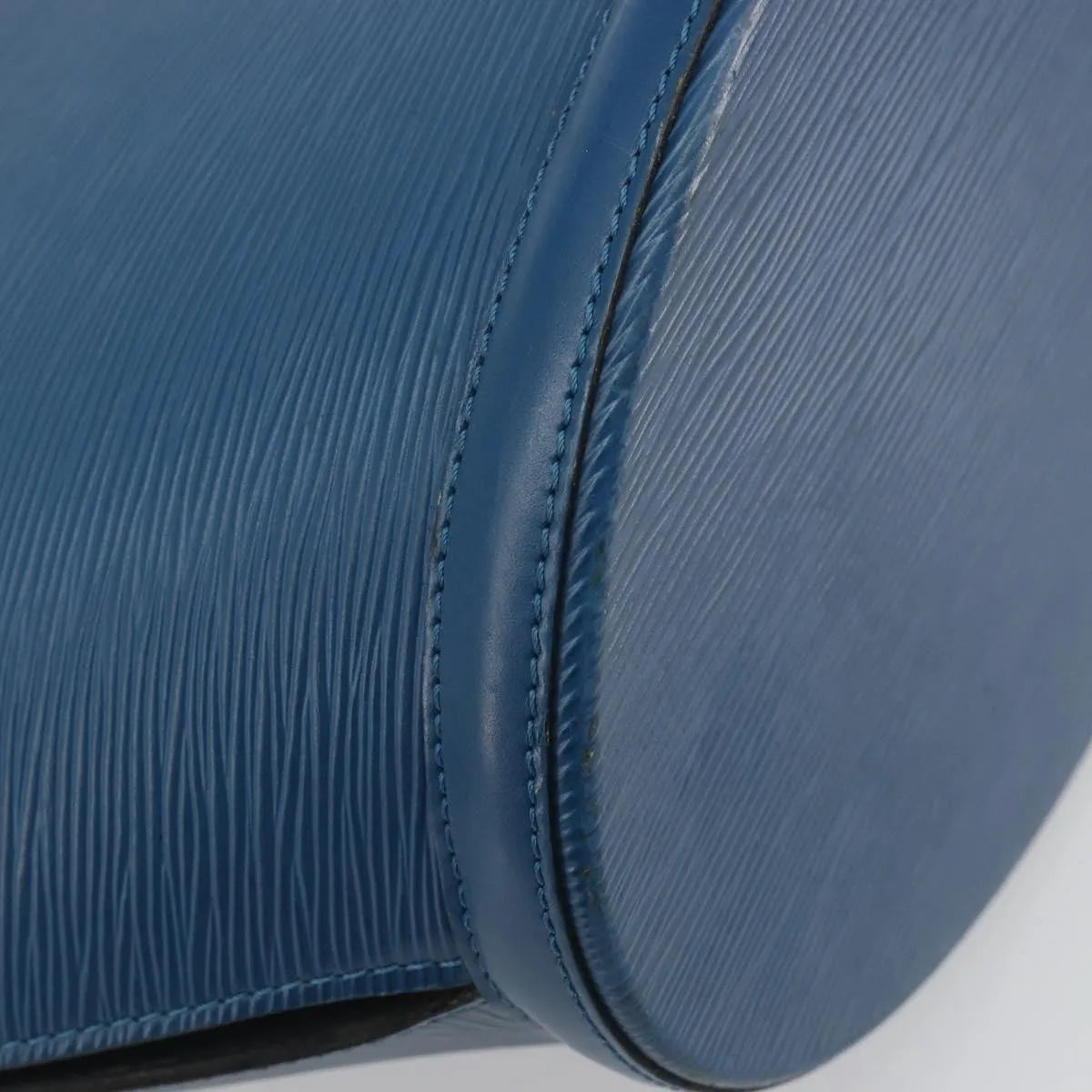 Louis Vuitton Saint Jacques Epi, Blue, Leather, Shoulder Bag