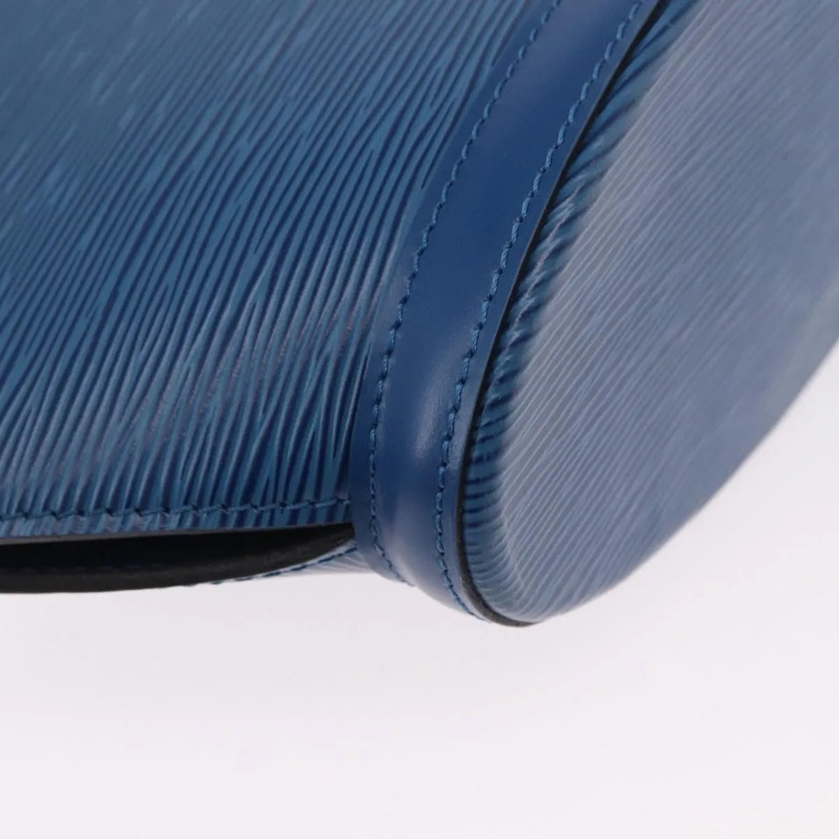 Louis Vuitton Saint Jacques Epi, Blue, Leather, Handbag