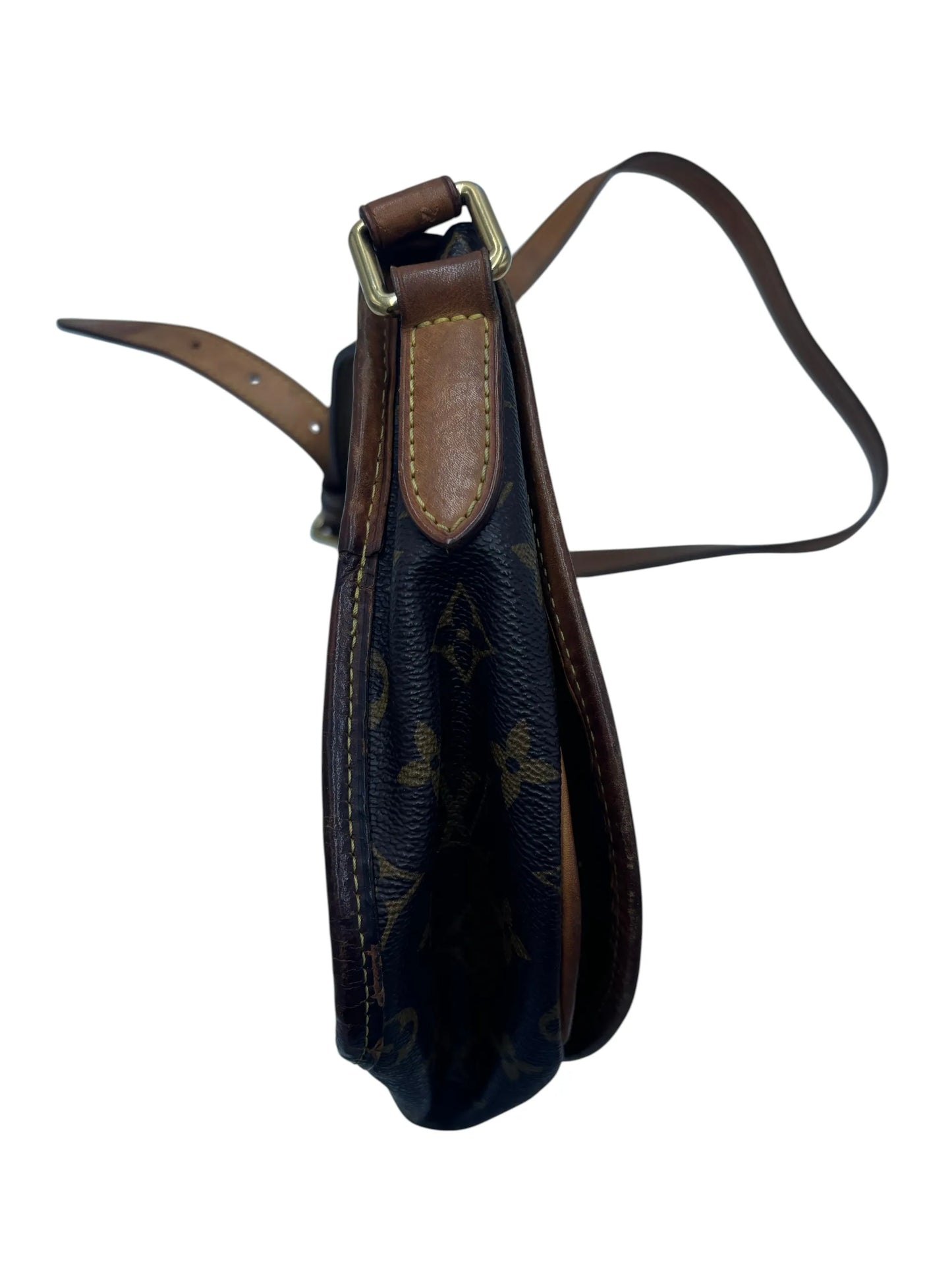 Louis Vuitton Menilmontant Monogram Canvas, Brown, Canvas, Handbag