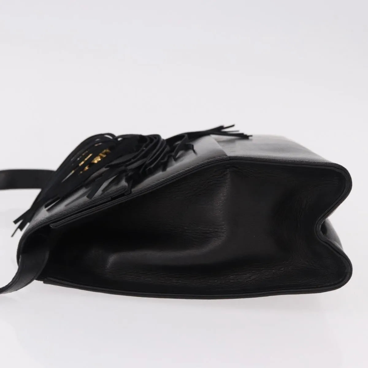 Salvatore Ferragamo Vintage Leather, Black, Leather, Shoulder Bag