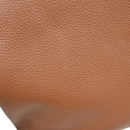 Hermes Double Sens Tote Clemence, Brown, Leather, Tote Bag