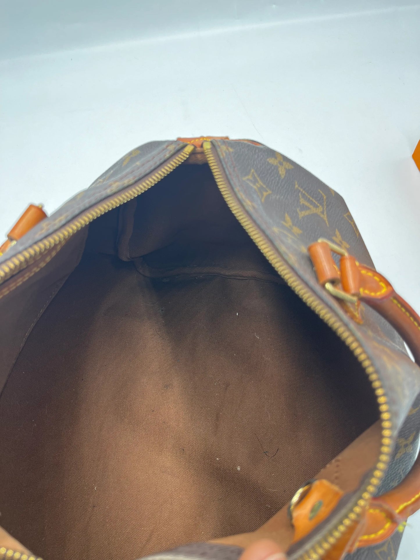Louis Vuitton Speedy Monogram Canvas, Brown, Canvas, Handbag