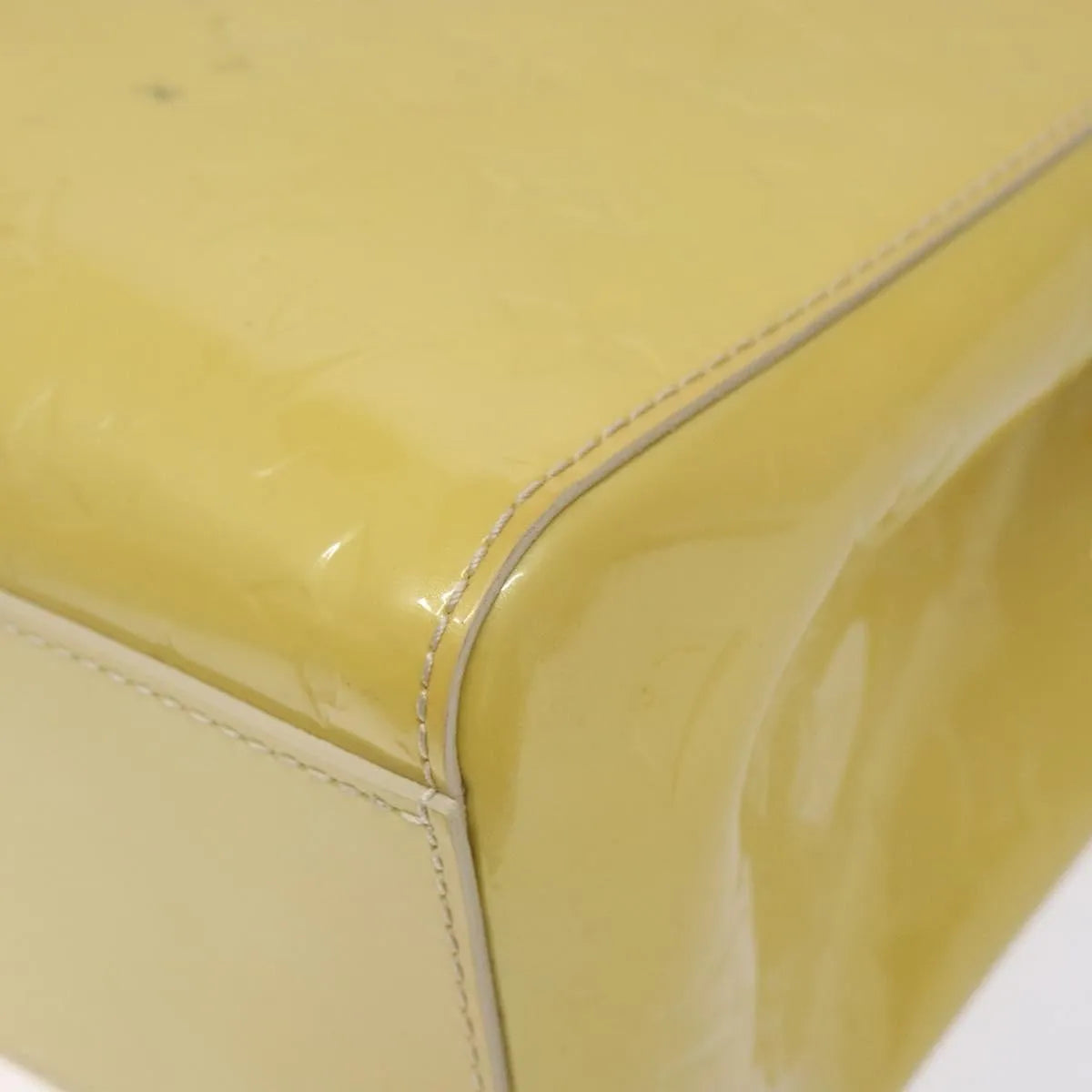 Louis Vuitton Catalina Monogram Vernis, Yellow, Patent Leather, Tote Bag