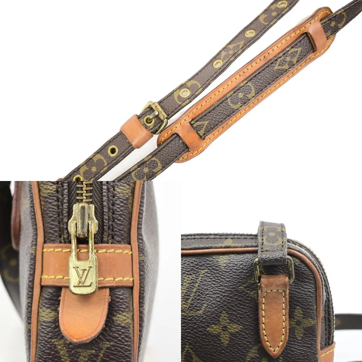 Louis Vuitton Pochette Marly Bandouliere Monogram Canvas, Brown, Canvas, Shoulder Bag