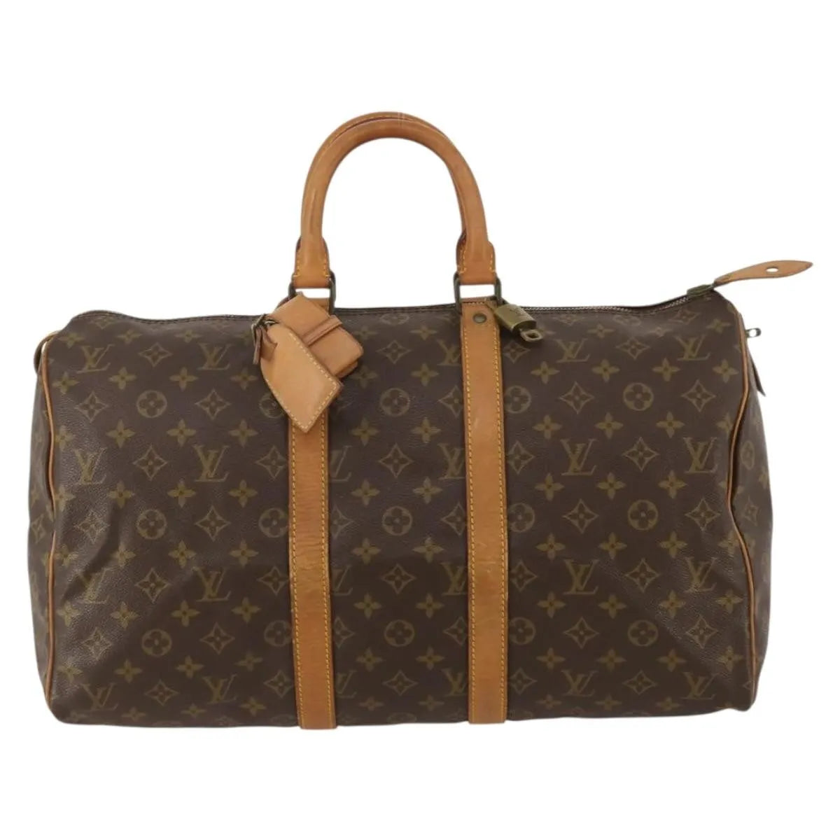 Louis Vuitton Keepall Monogram Canvas, Brown, Canvas, Travel Bag