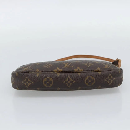 Louis Vuitton Pochette Accessoires Monogram, Brown, Canvas, Clutch