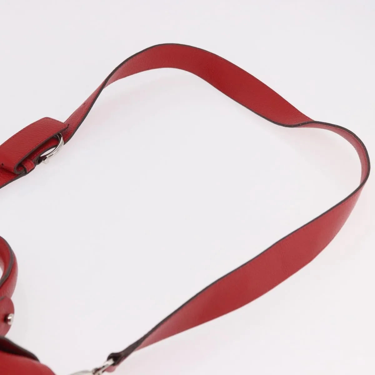 Salvatore Ferragamo Sofia Satchel Leather, Red, Leather, Handbag