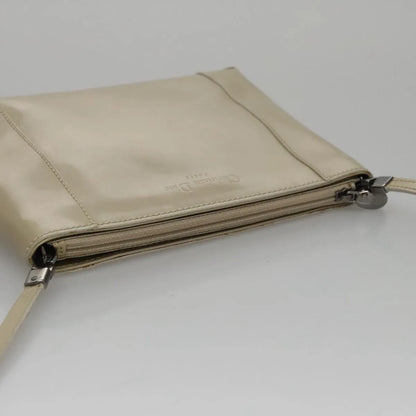 Christian Dior Shoulder Patent leather, Beige, Patent Leather, Shoulder Bag