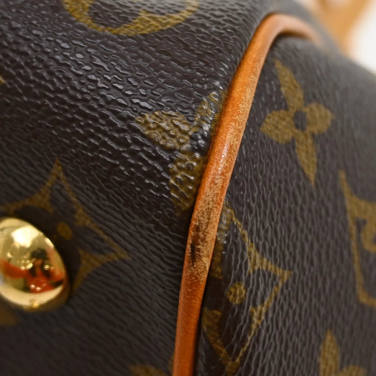 Louis Vuitton Tivoli Monogram Canvas, Brown, Canvas, Handbag