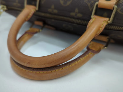 Louis Vuitton Speedy Monogram Canvas, Brown, Canvas, Handbag