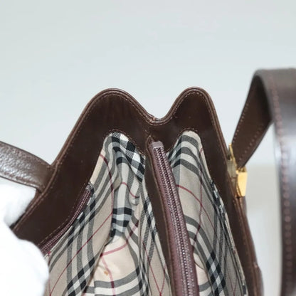 Burberry Vintage Leather, Brown, Leather, Handbag