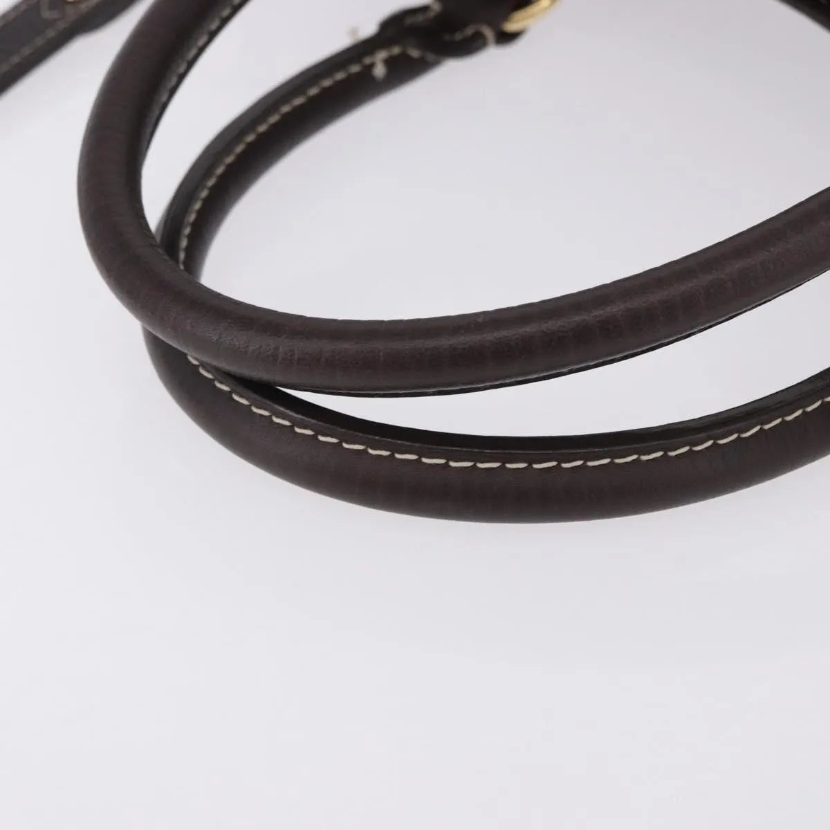 Louis Vuitton Angele Mini Lin, Brown, Canvas, Handbag