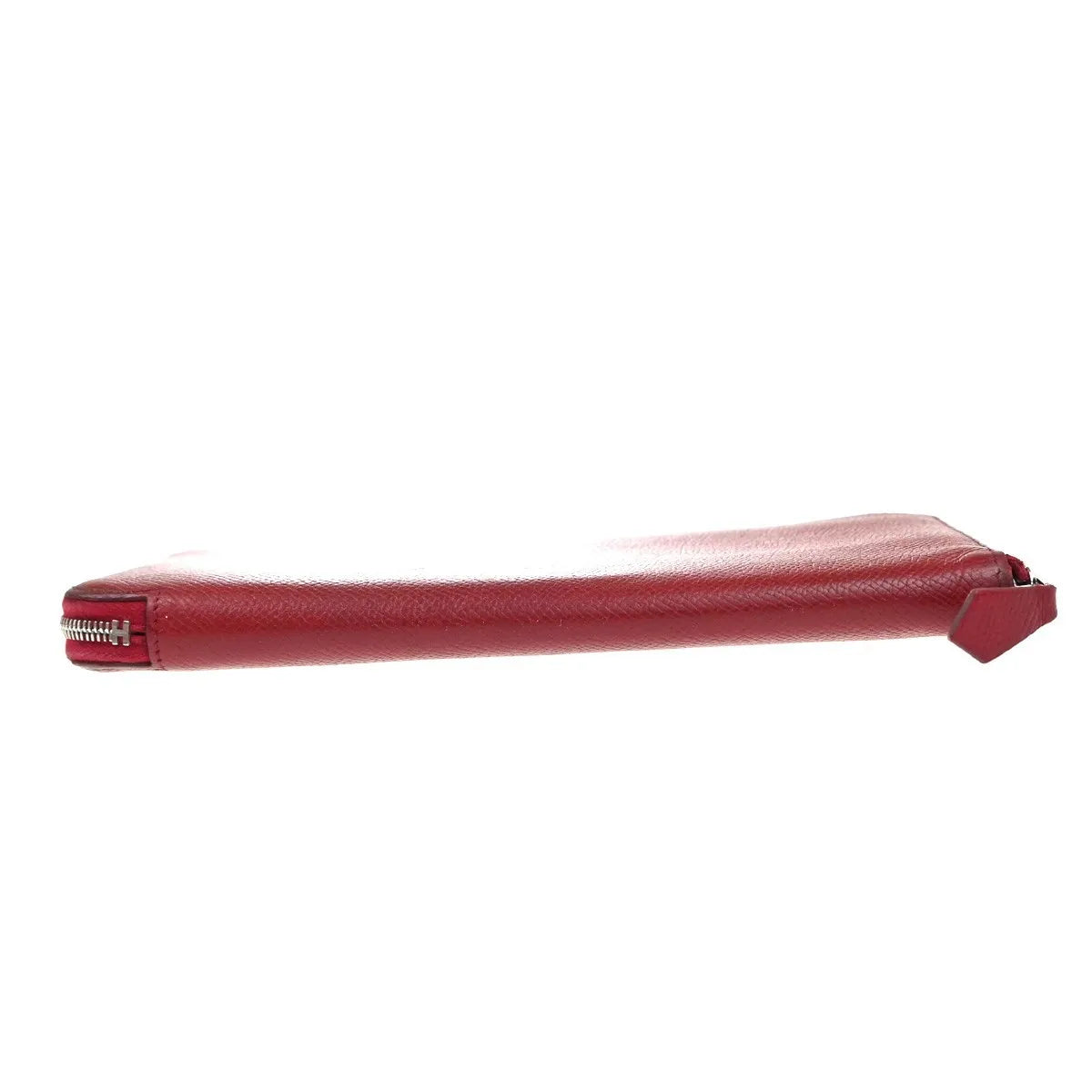 Hermes Azap Zip Around Epsom, Red, Leather, Wallet
