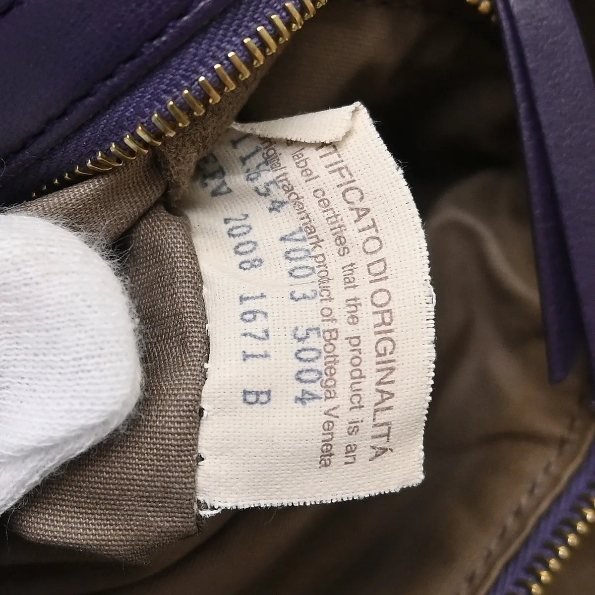 Bottega Veneta Veneta Hobo Intrecciato Nappa, Purple, Leather, Handbag