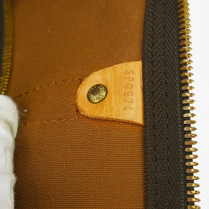 Louis Vuitton Keepall Monogram Canvas, Brown, Canvas, Travel Bag