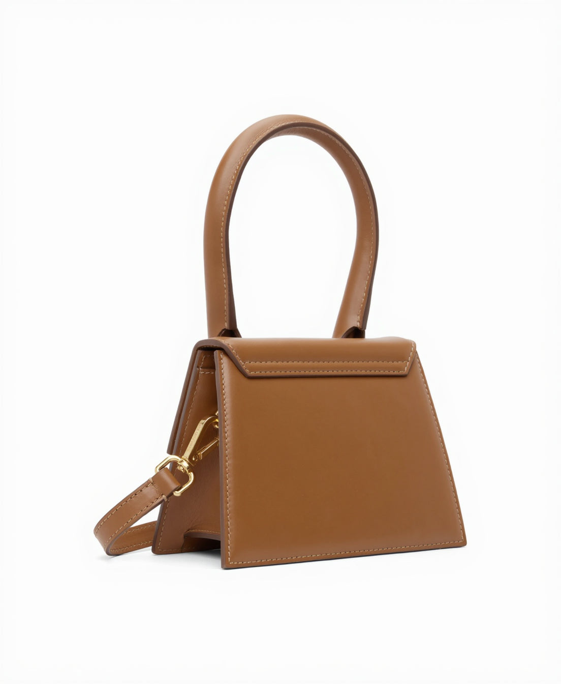 Jacquemus Le Chiquito Mini Leather, Brown, Leather, Crossbody Bag