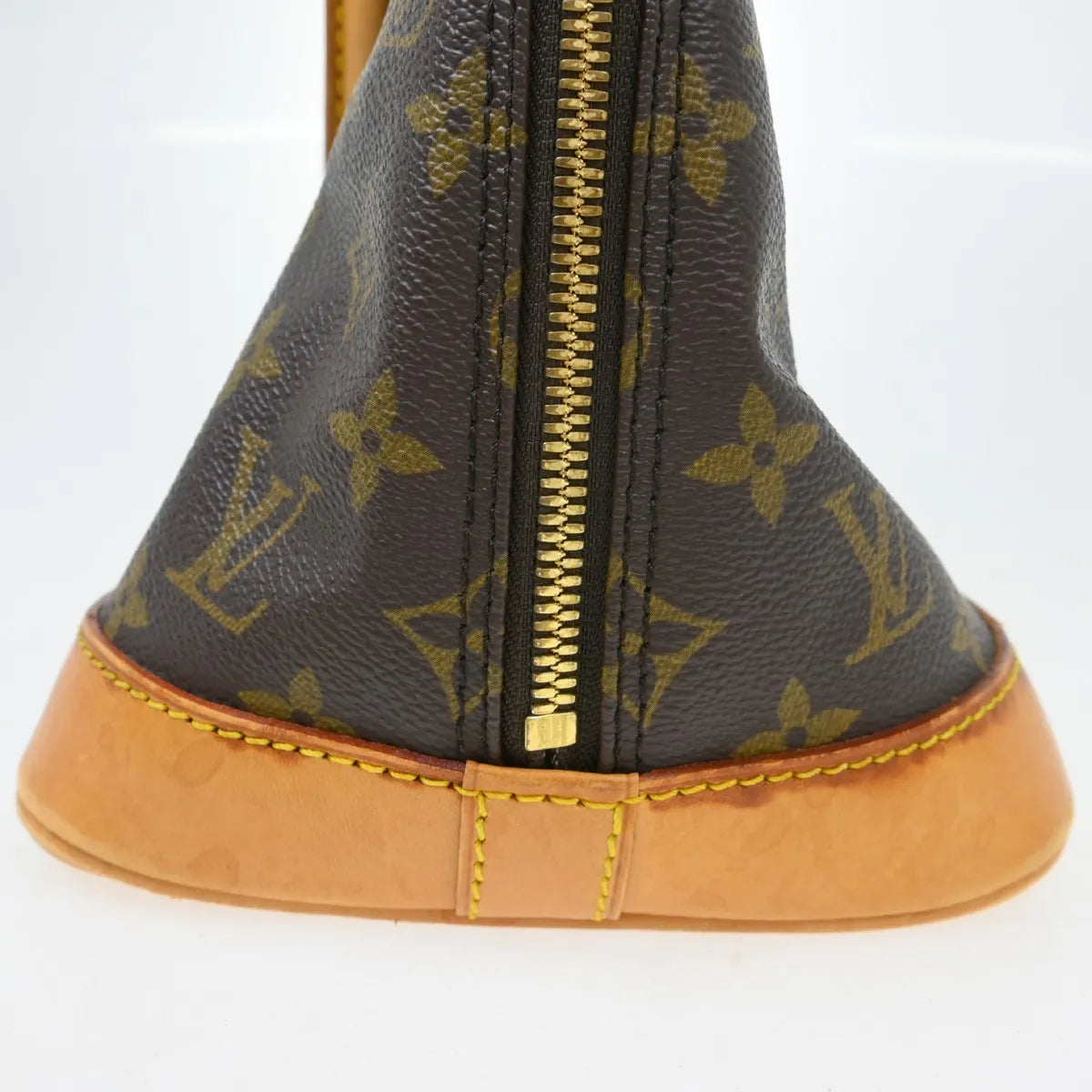 Louis Vuitton Alma Monogram Canvas, Brown, Canvas, Handbag