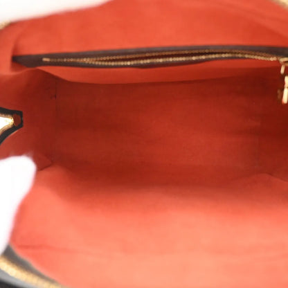 Louis Vuitton Triana Damier, Brown, Leather, Handbag
