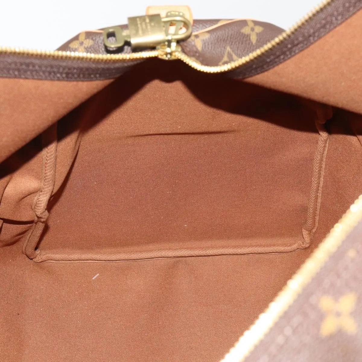 Louis Vuitton Keepall Monogram Canvas, Brown, Canvas, Travel Bag