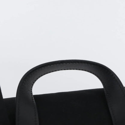 Gucci Vintage Flap Nylon, Black, Nylon, Backpack