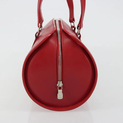 Louis Vuitton Soufflot Epi Leather, Red, Leather, Handbag