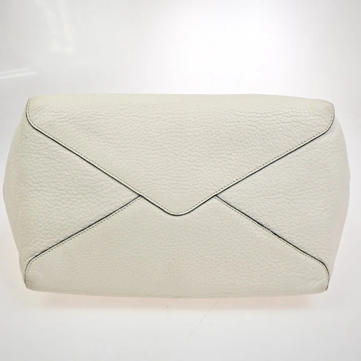 Prada Vintage Tote Leather, White, Leather, Tote Bag