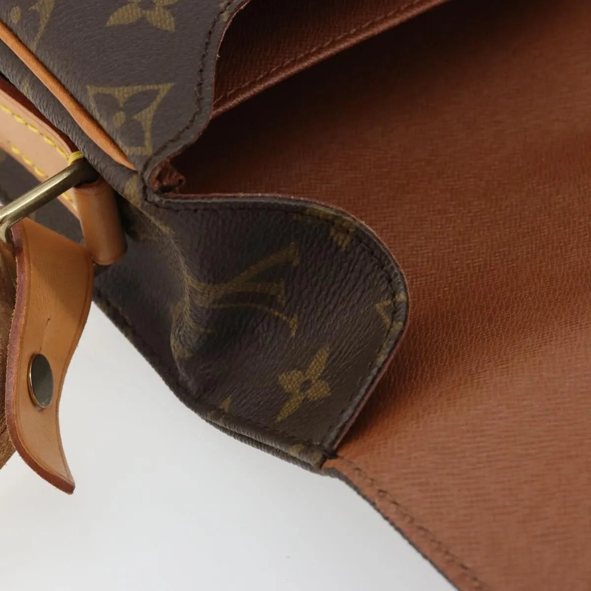Louis Vuitton Cartouchiere Monogram Canvas, Brown, Canvas, Shoulder Bag