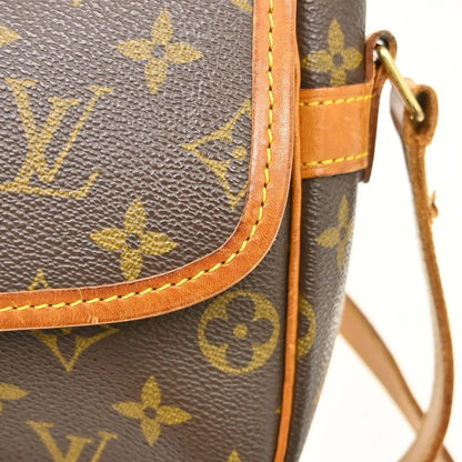 Louis Vuitton Sologne Monogram Canvas, Brown, Canvas, Shoulder Bag