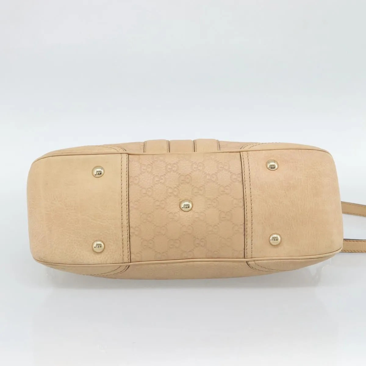 Gucci New Pelham Tote Guccissima Leather, Beige, Leather, Handbag