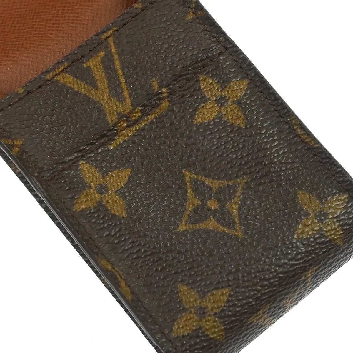 Louis Vuitton Cigarette Case Monogram Canvas, Brown, Canvas, Clutch