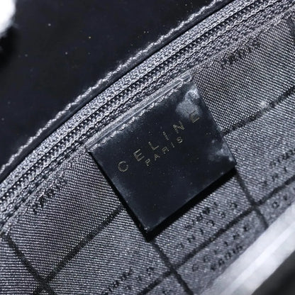 Celine Vintage Leather, Black, Leather, Shoulder Bag