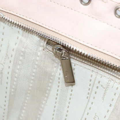Salvatore Ferragamo Gancini Leather, Pink, Leather, Handbag