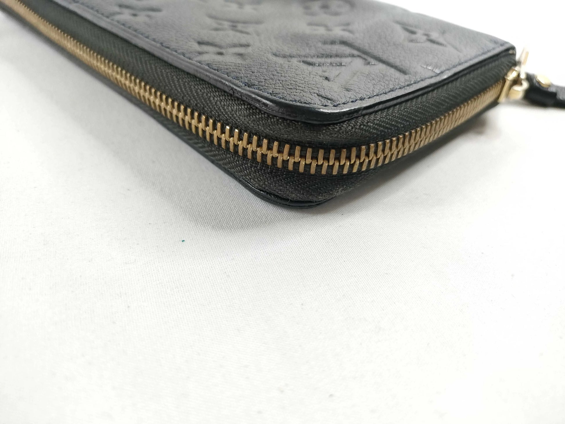 Louis Vuitton Clemence Monogram Empreinte Leather, Brown, Leather, Wallet