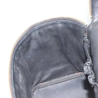 Chanel Vintage Timeless Cosmetic Case Patent, Black, Patent Leather, Handbag