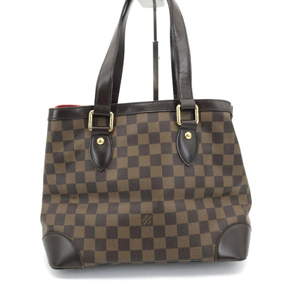 Louis Vuitton Hampstead Damier Ebene, Brown, Canvas, Tote Bag