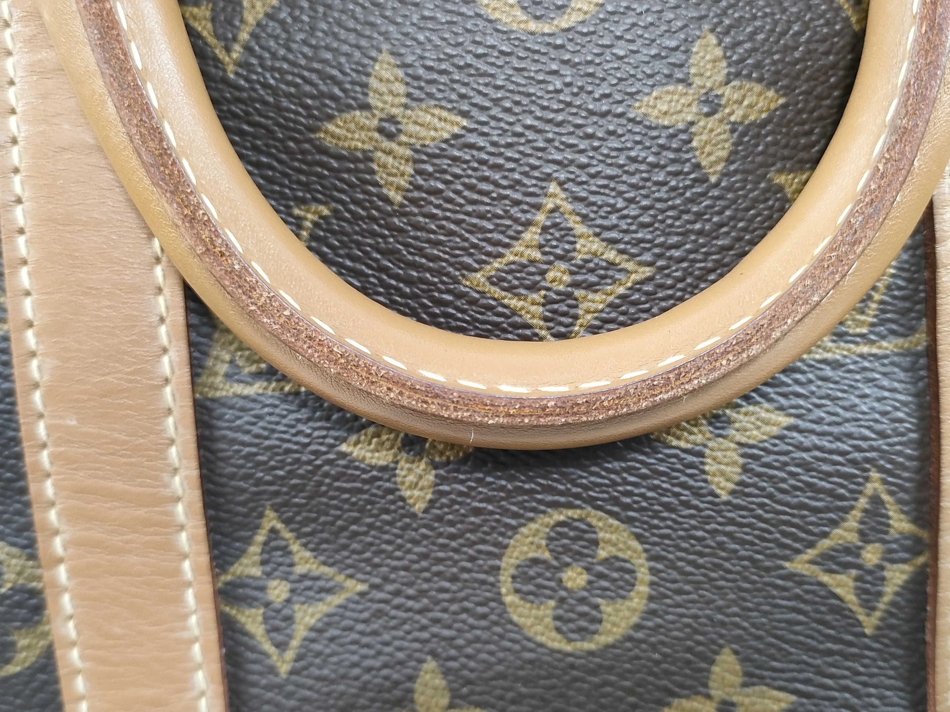 Louis Vuitton Keepall Bandouliere Monogram Canvas, Brown, Canvas, Travel Bag