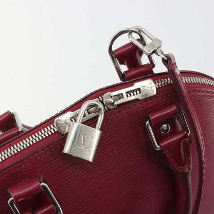 Louis Vuitton Alma Epi, Pink, Leather, Handbag