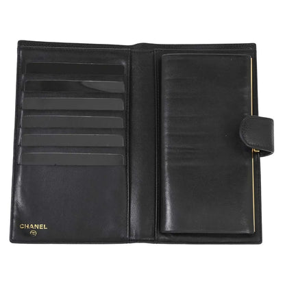 Chanel Timeless CC French Caviar, Black, Leather, Wallet