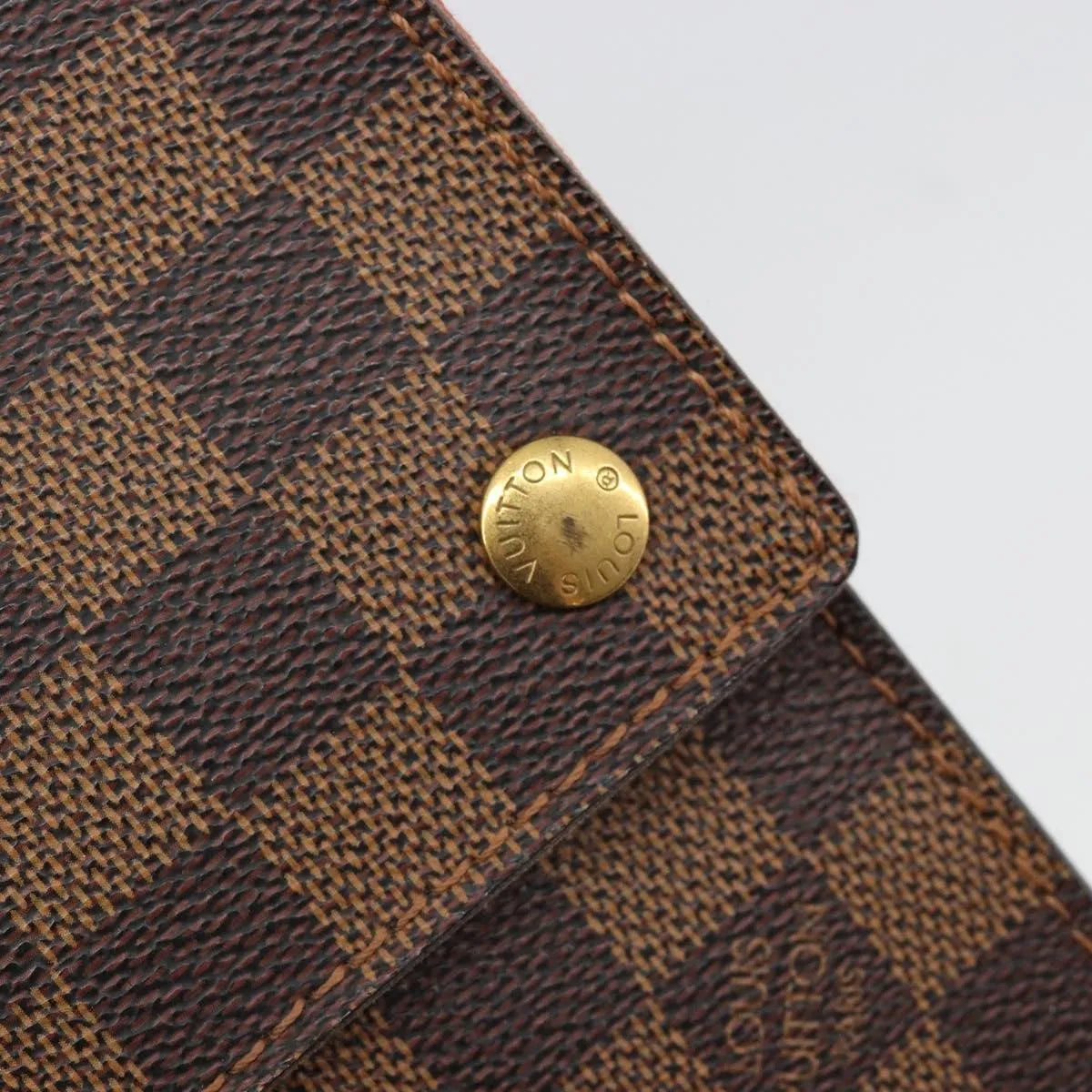Louis Vuitton Portobello Messenger Damier, Brown, Canvas, Shoulder Bag