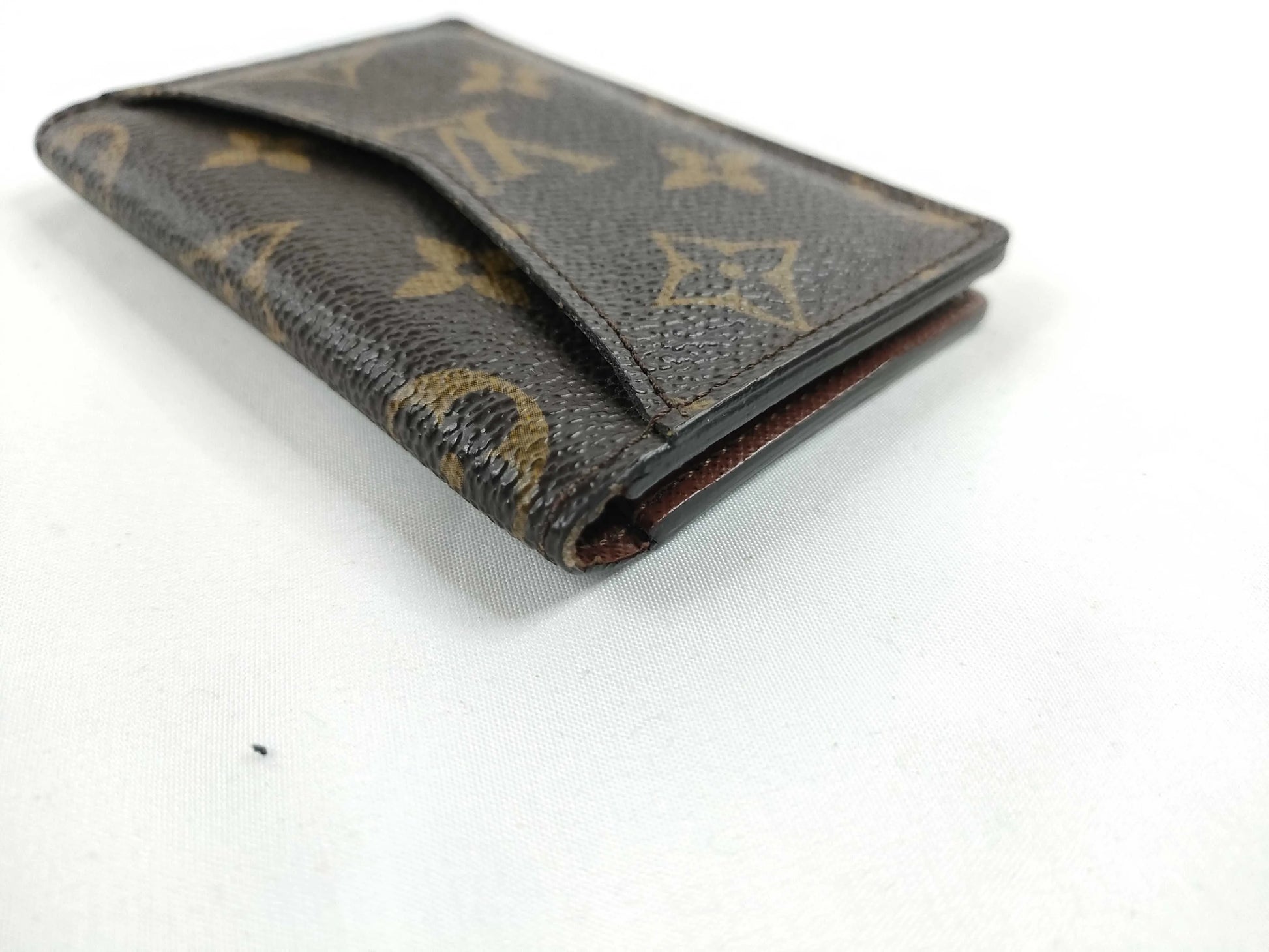 Louis Vuitton pocket organizer Canvas, Brown, Canvas, Card Holder