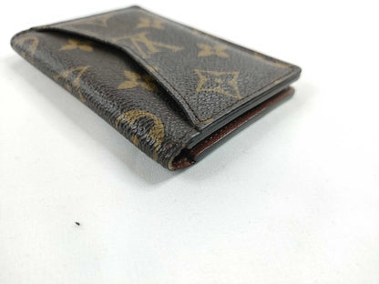 Louis Vuitton pocket organizer Canvas, Brown, Canvas, Card Holder
