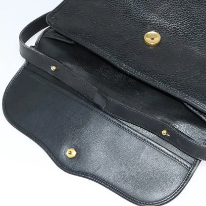 Christian Dior Vintage Leather, Black, Leather, Handbag