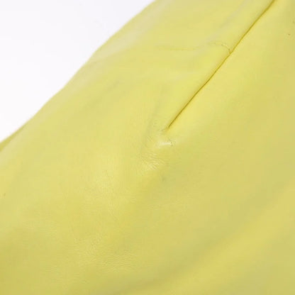 Bottega Veneta Double Knot Hobo Leather, Yellow, Leather, Handbag