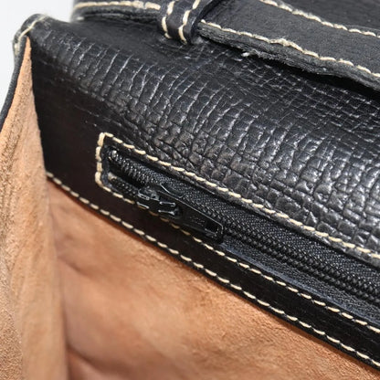Loewe Barcelona Top handle Leather, Black, Leather, Handbag