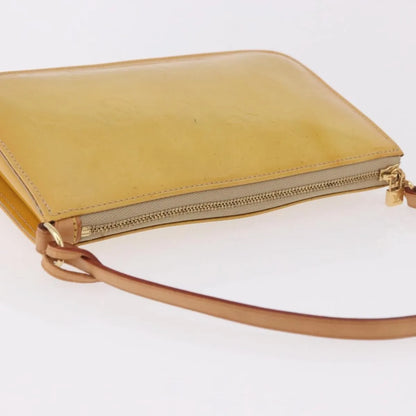 Louis Vuitton Lexington Pochette Patent Leather, Beige, Patent Leather, Clutch